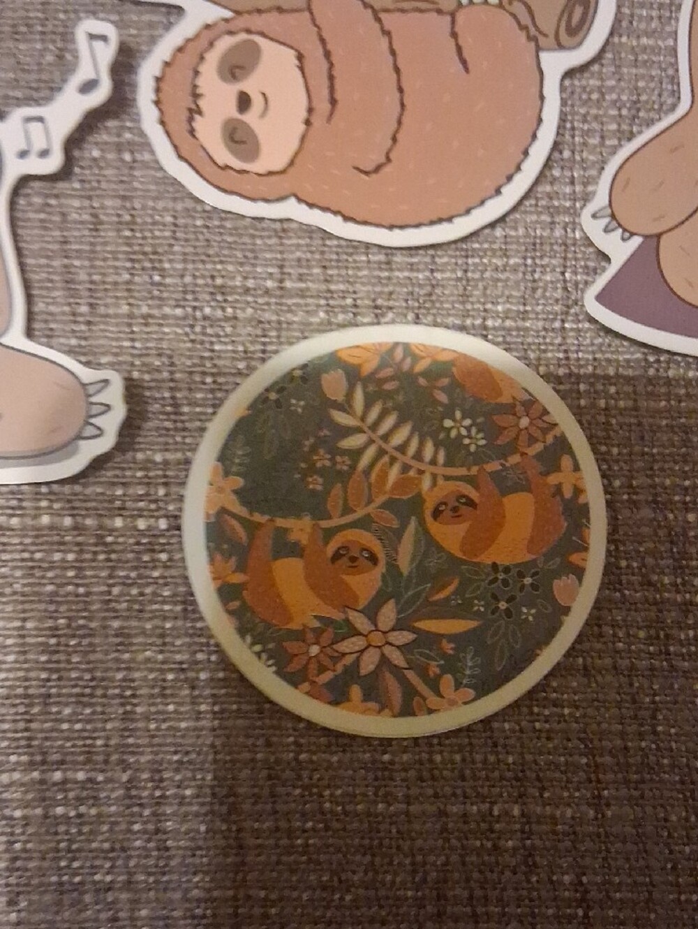 Cute Sloth Sticker Pack – Brown Sloth Designs - Picture 5 of 5